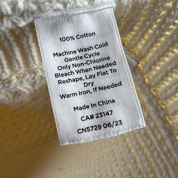 Haven Well Within Organic Cotton Layered Knit Sweater L - Picture 3 of 9